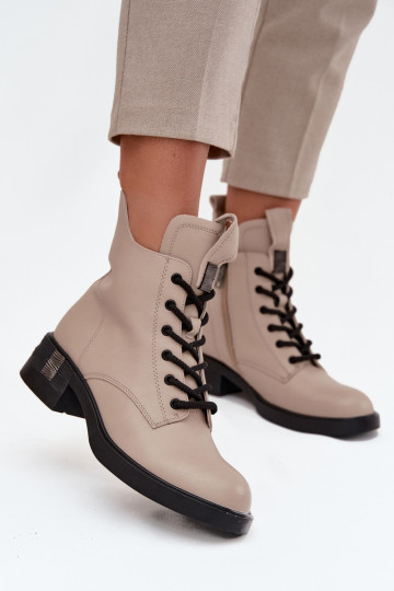 Āda Sieviešu puszābaki Uz Zema Papēža Vinceza 66818 smilšu krāsas 2