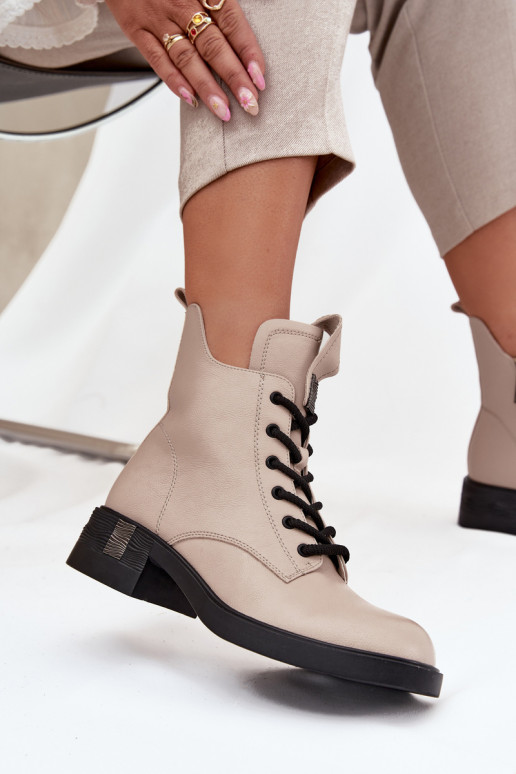 Āda Sieviešu puszābaki Uz Zema Papēža Vinceza 66818 smilšu krāsas