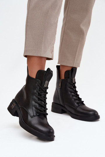 Āda Sieviešu puszābaki Uz Zema Papēža Vinceza 66818 melnas krāsas