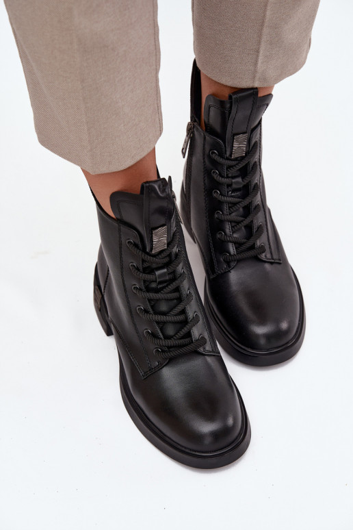 Āda Sieviešu puszābaki Uz Zema Papēža Vinceza 66818 melnas krāsas