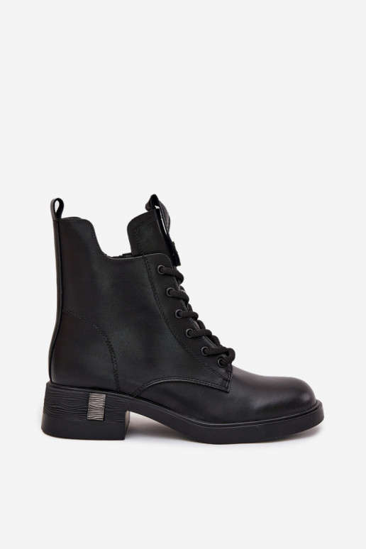 Āda Sieviešu puszābaki Uz Zema Papēža Vinceza 66818 melnas krāsas