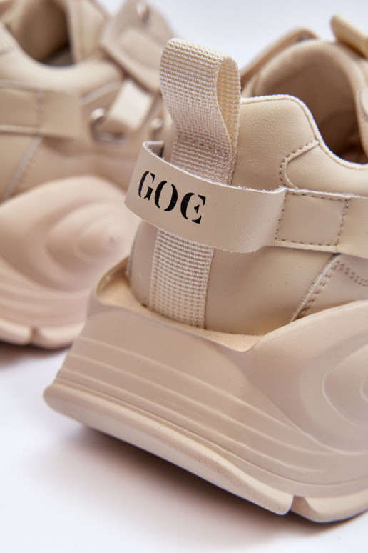 sporta apavi Sneakers modeļa apavi GOE MM2N4015 smilšu krāsas
