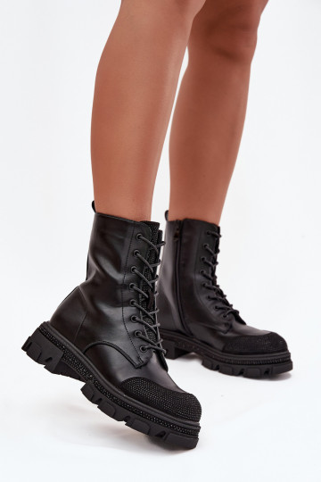 zābaki Sieviešu siltināti Ar Dekorāciju S.Barski HY42-982 melnas krāsas 2