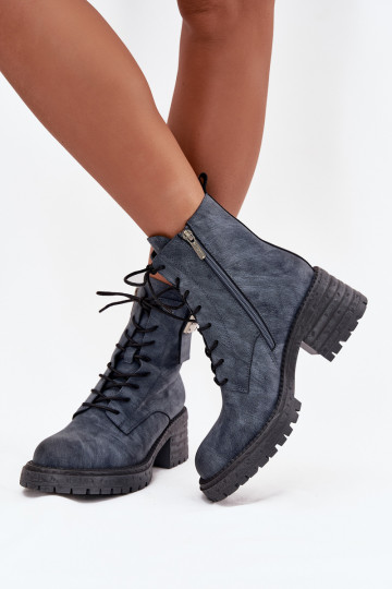 Āda zābaki Sieviešu Klockā Ar greznu Detalem Artiker 57C0212 Zilas krāsas