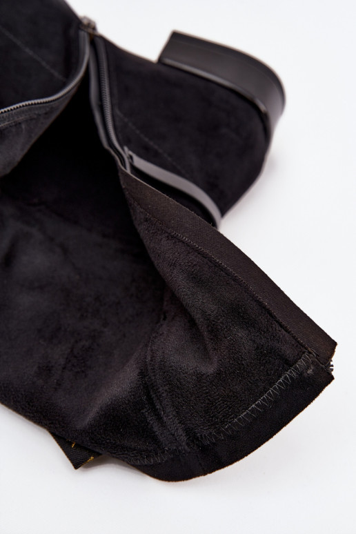 Āda Sieviešu puszābaki D&A CR52-679 melnas krāsas Āda Sieviešu puszābaki D&A CR52-679 melnas krāsas