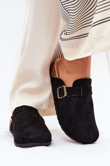 Čības Tukšas Sieviešu i ar platformu ar sprādzēm melnas krāsas Selio