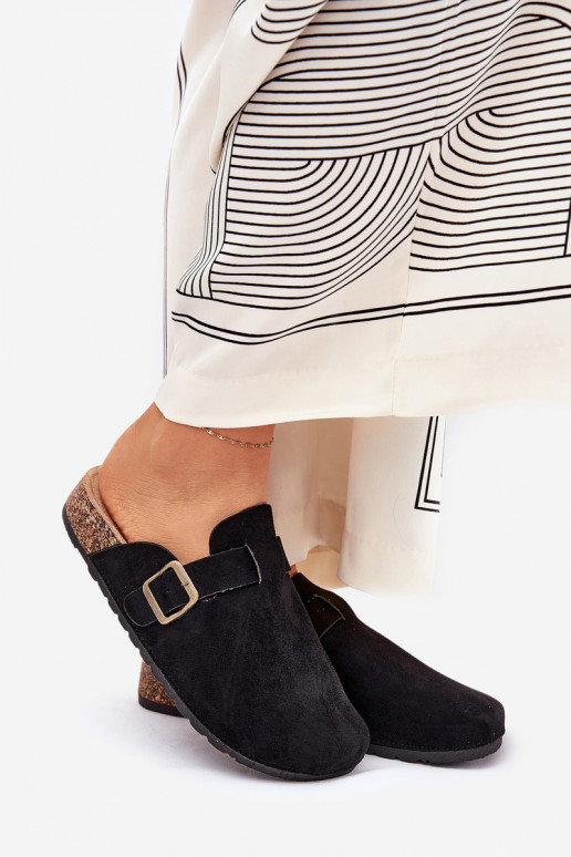 Čības Tukšas Sieviešu i ar platformu ar sprādzēm melnas krāsas Selio