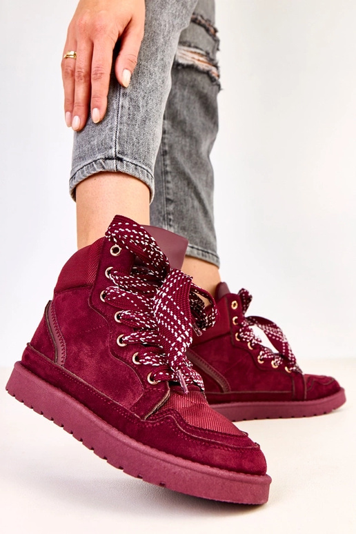 Kirsīšu augstie sporta apavi ar...