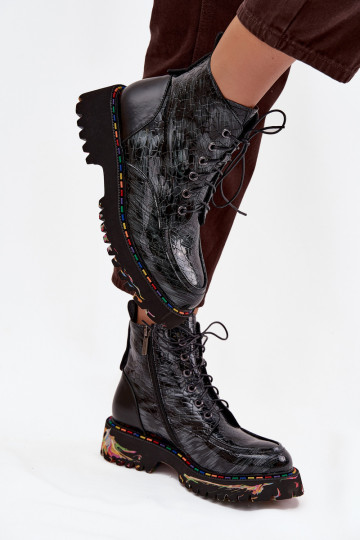 Āda Laque Sieviešu puszābaki Artiker 57C0065 Pelēkas krāsas