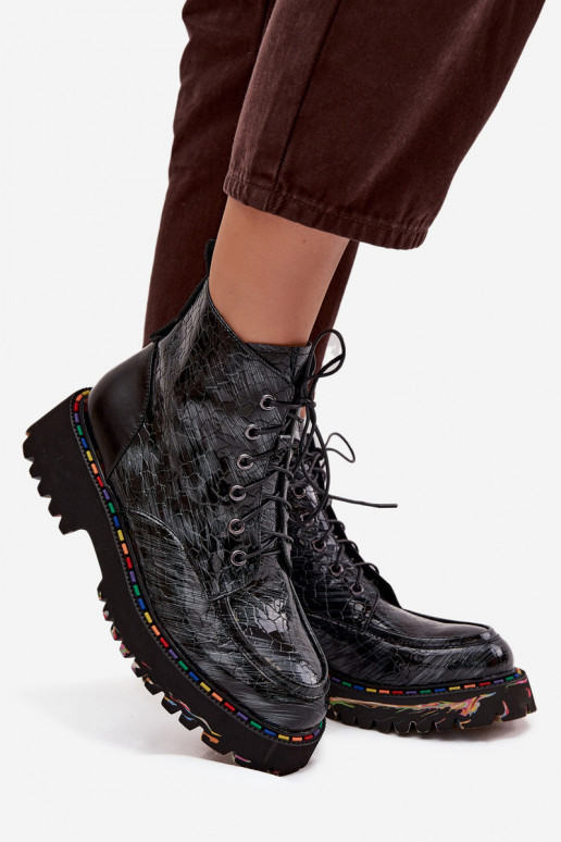 Āda Laque Sieviešu puszābaki Artiker 57C0065 Pelēkas krāsas