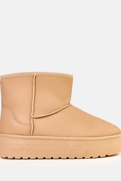 Brūnas zemas sniega zābaciņas ar...