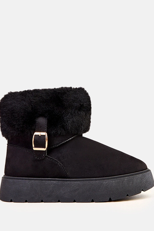 Melnas sniega zābaciņas ar platformu,...