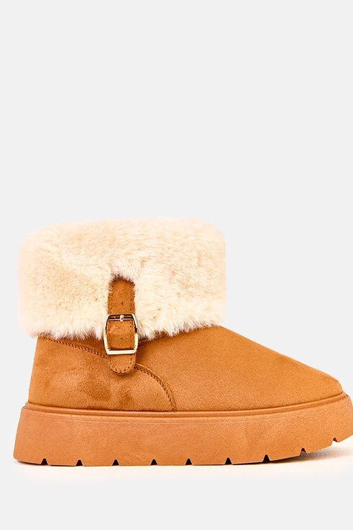 Brūnas sniega zābaciņas ar platformu,...