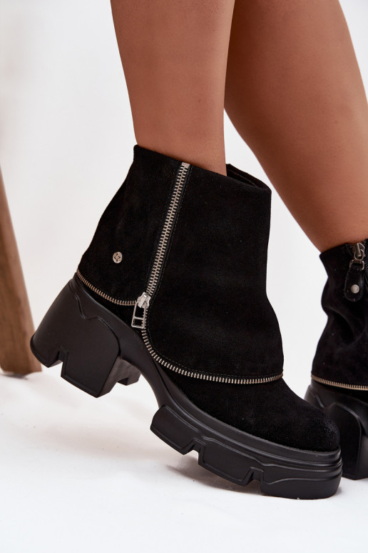 Āda Sieviešu puszābakiINyIniniętą CholeInką Tā irciejka 07145-01 melnas krāsas