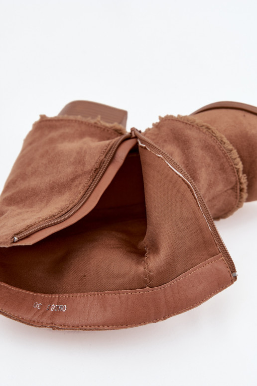 Sieviešu puszābakiINyIniniętą CholeInką brūnas krāsas Idalia