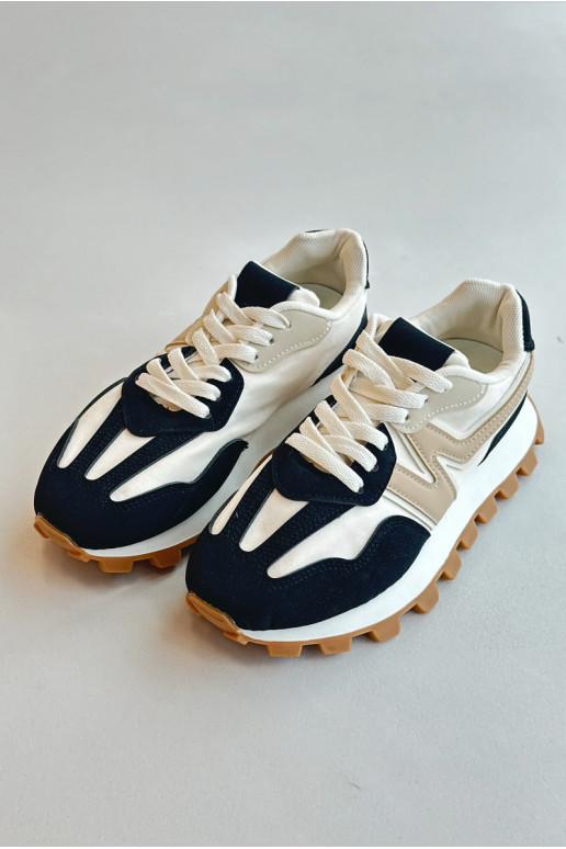 Sneakers modeļa apavi sporta apavi Sieviešu melnas krāsas Kalelia