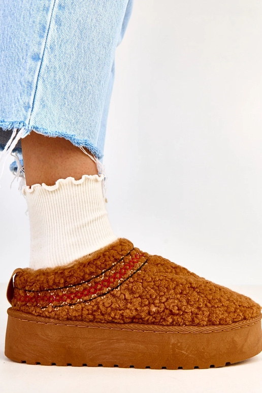 Royana brūni zemi sniega zābaki uz...