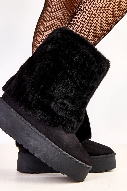 Leda melni sniega zābaki uz...