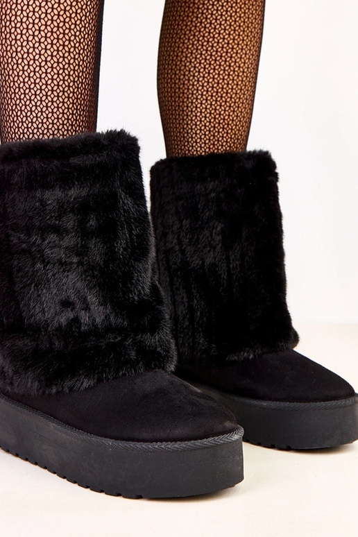 Leda melni sniega zābaki uz...