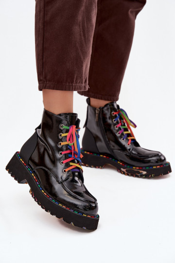 Āda Laque Sieviešu puszābaki Artiker 57C0064 melnas krāsas