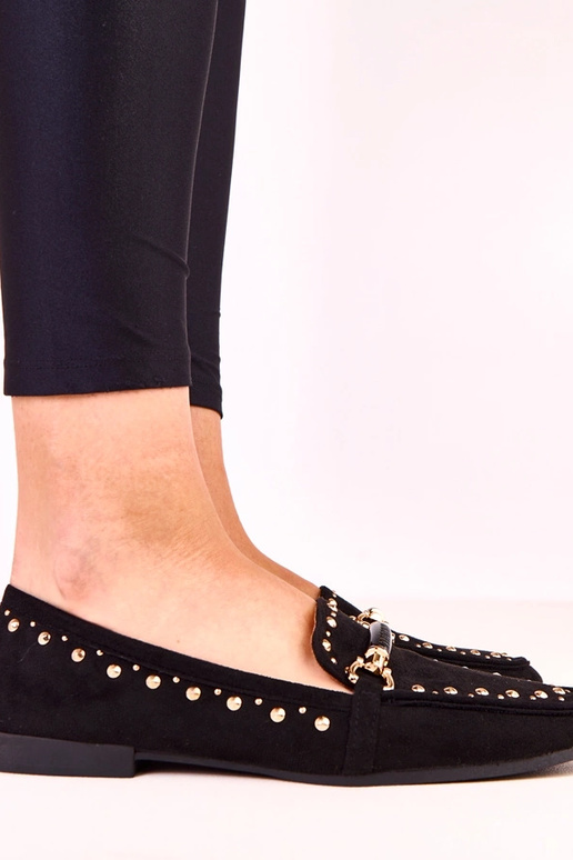 Melnas balerīnu tipa kurpes no...