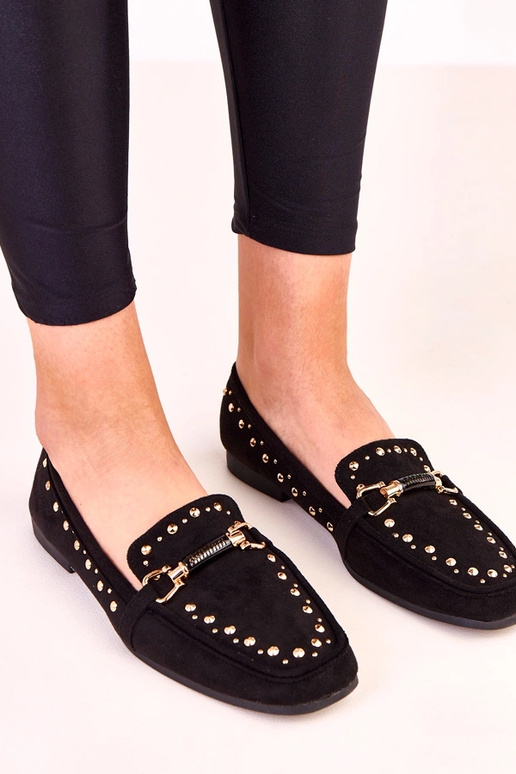 Melnas balerīnu tipa kurpes no...