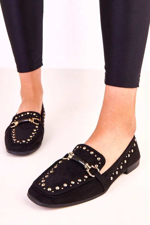 Melnas balerīnu tipa kurpes no...