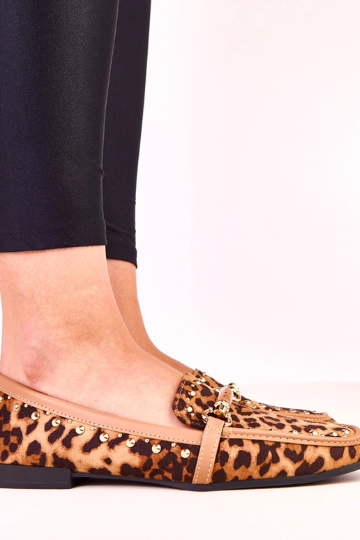 Leoparda raksta balerīnu tipa kurpes...