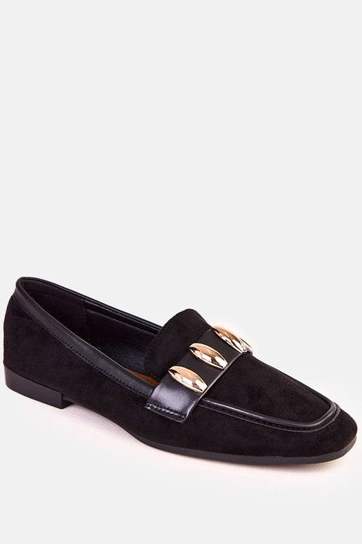 Melnas eleganti balerīnu tipa kurpes...