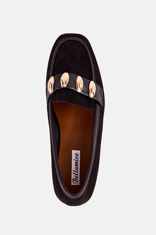 Melnas eleganti balerīnu tipa kurpes...