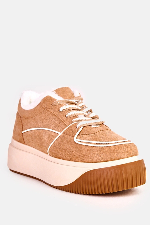 Brūni siltas sporta apavi uz...