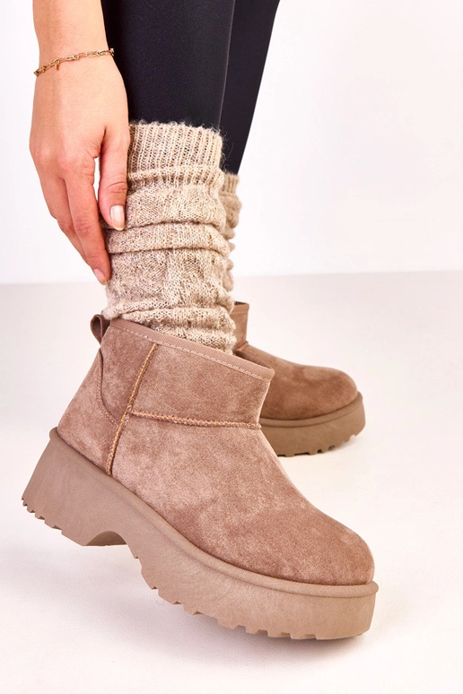 Tumši smilšu krāsas zemi sniega...