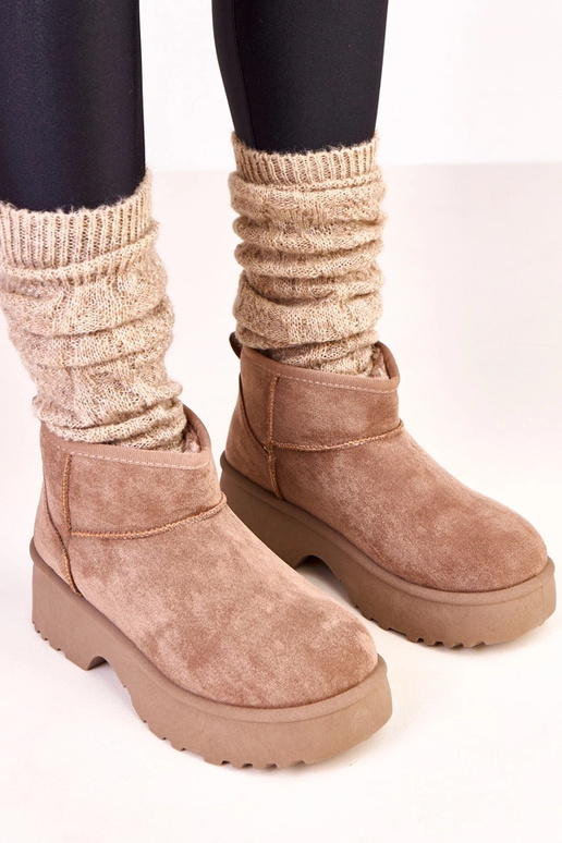 Tumši smilšu krāsas zemi sniega...