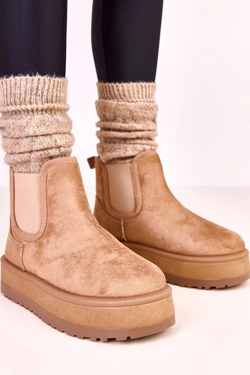 Tumši smilšu krāsas zemi sniega...