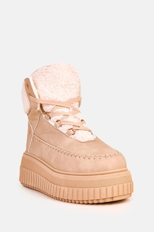 Brūni siltie sporta zābaki uz...