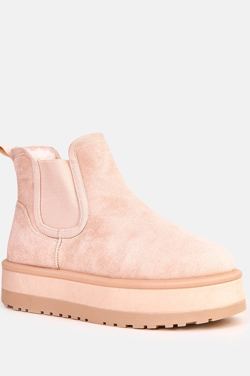 Smilšu krāsas sniegoti zābaki ar... Smilšu krāsas sniegoti zābaki ar...