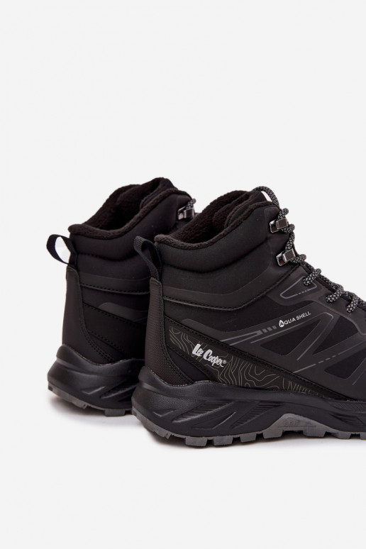 Siltināti pārgājienu zābaki Vīriešiem Lee Cooper LCJ-25-01-3711 melnas krāsas