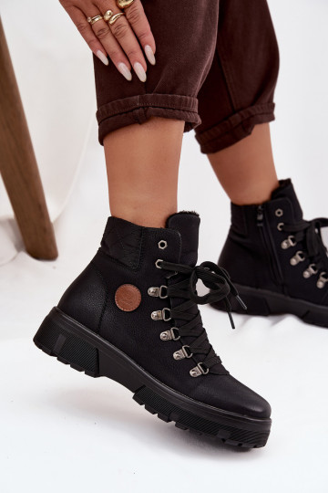 siltināti apavi Sieviešu ar platformu melnas krāsas Zaraine