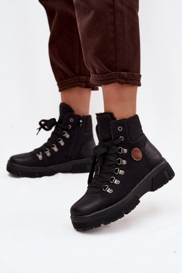 siltināti apavi Sieviešu ar platformu melnas krāsas Zaraine 2