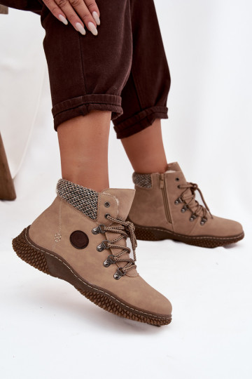 siltināti Sieviešu puszābaki apavi Sieviešu smilšu krāsas Zenaya