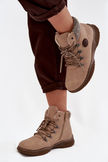 siltināti Sieviešu puszābaki apavi Sieviešu smilšu krāsas Zenaya 2