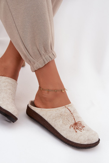 Sieviešu apavi mājas Čības Inblu NL000011 smilšu krāsas