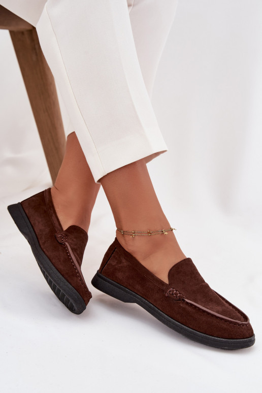 sieviešu mokasīniEko zamšādau CzekoladoIne Tynara sieviešu mokasīniEko zamšādau CzekoladoIne Tynara