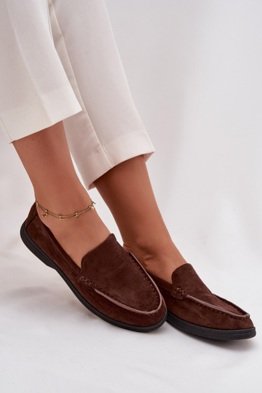 sieviešu mokasīniEko zamšādau CzekoladoIne Tynara sieviešu mokasīniEko zamšādau CzekoladoIne Tynara