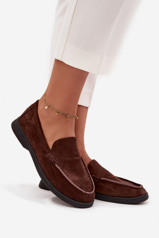 sieviešu mokasīniEko zamšādau CzekoladoIne Tynara sieviešu mokasīniEko zamšādau CzekoladoIne Tynara