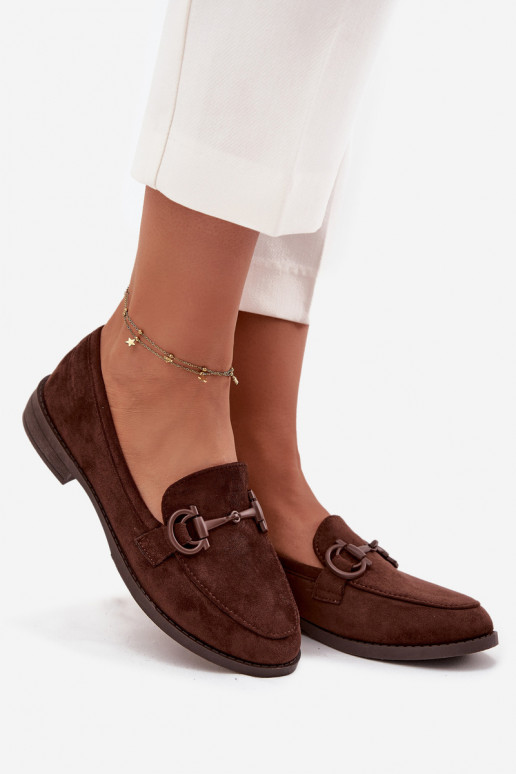 sieviešu mokasīni Ar greznu Detalem Eko zamšādaoIne CzekoladoIne Ambria sieviešu mokasīni Ar greznu Detalem Eko zamšādaoIne CzekoladoIne Ambria
