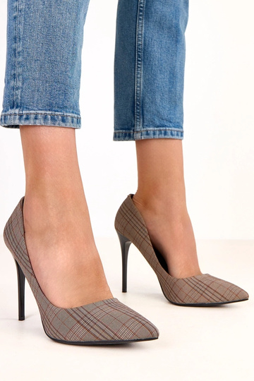 Pelēki rūtiņoti augstpapēžu...