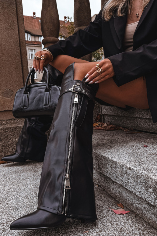 siltināti sieviešu garie zābaki Par ceļgalu ar papēdi ar siksniņām ar sprādzēm I Sudraba krāsasm Zamkiem melnas krāsas Reisa siltināti sieviešu garie zābaki Par ceļgalu ar papēdi ar siksniņām ar sprādzēm I Sudraba krāsasm Zamkiem melnas krāsas Reisa