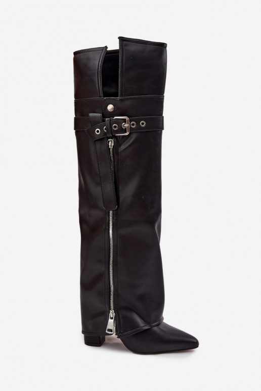 siltināti sieviešu garie zābaki Par ceļgalu ar papēdi ar siksniņām ar sprādzēm I Sudraba krāsasm Zamkiem melnas krāsas Reisa siltināti sieviešu garie zābaki Par ceļgalu ar papēdi ar siksniņām ar sprādzēm I Sudraba krāsasm Zamkiem melnas krāsas Reisa