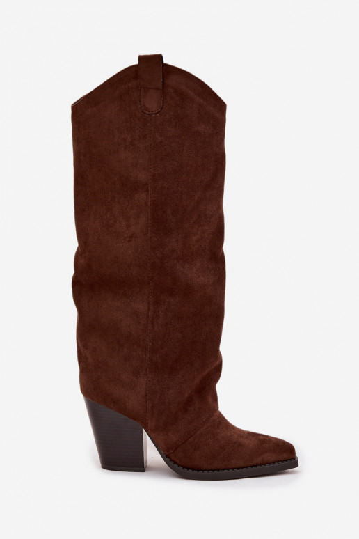 siltināti garie zābaki Kovboju zābaki ar papēdiEko zamšādau CzekoladoIne Tā irvine siltināti garie zābaki Kovboju zābaki ar papēdiEko zamšādau CzekoladoIne Tā irvine